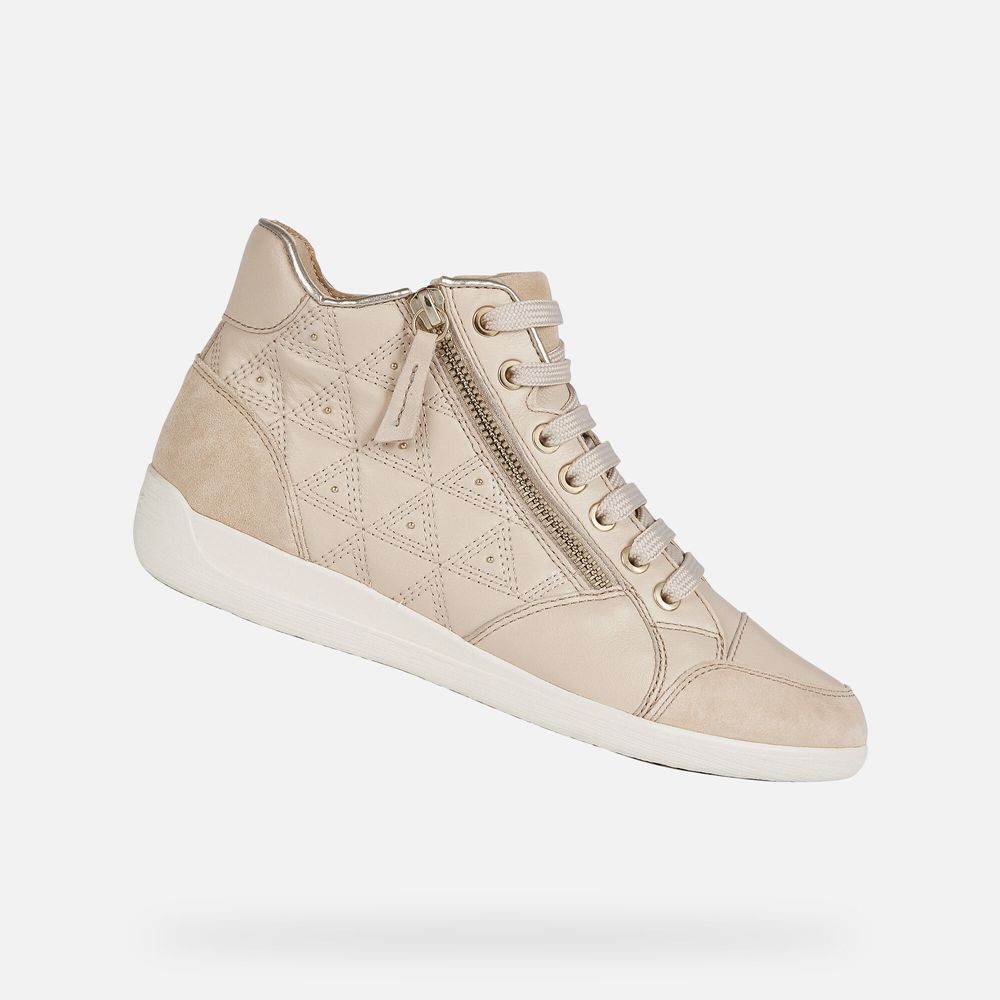 Geox Bayan Spor Ayakkabı Bej Rengi - Myria - XHV-834679